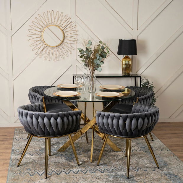 Jídelní židle Cayendo (šedá)