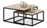 Set 2 ks. konferenčních stolků Kamir (černá + dub sonoma)