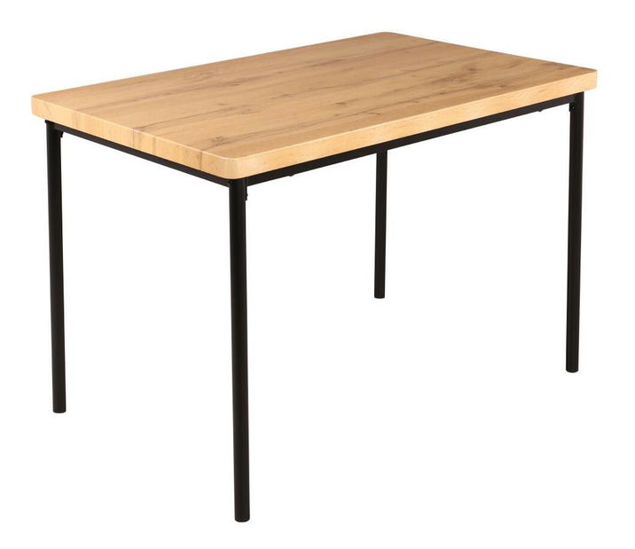 Jídelní set Mimetizarse (dub světlý + šedá) (pro 4 osoby)