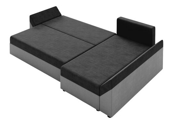 Rohová sedačka Poltosa (tmavě modrá) (s úl. prostorem)