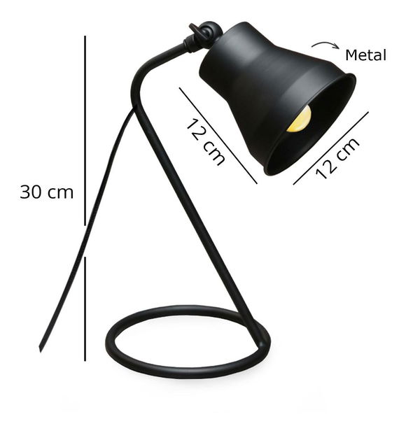 Stolní lampa Avolentta 1 (černá)