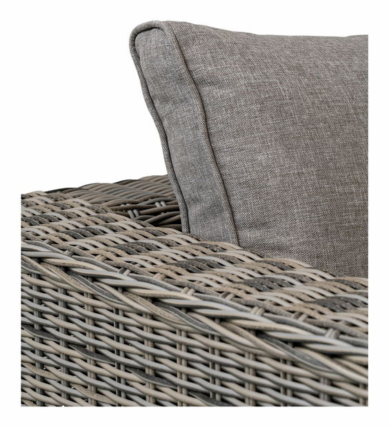 Zahradní set Cresalia (hnědá + šedá)