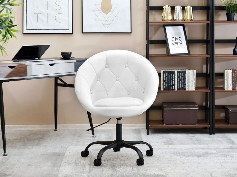 Křeslo Lush 4 (bílá + černá)