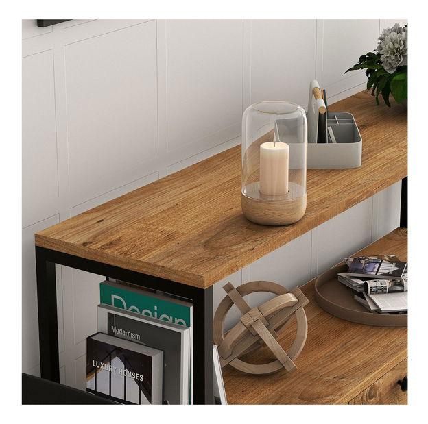 Skříňka Narula (ořech + černá) *bazar