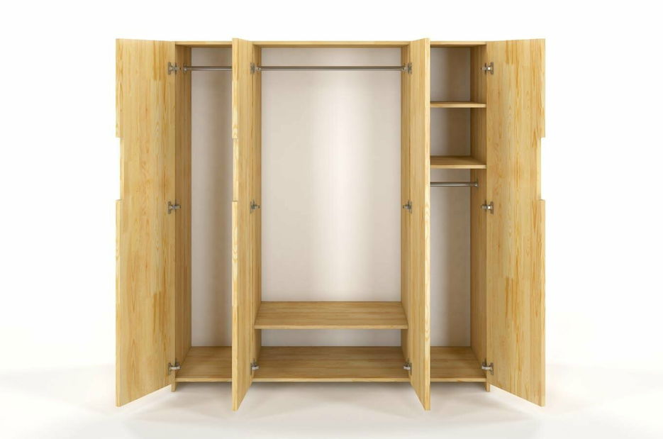 Šatní skříň Naturlig Larsos 4D (borovice)