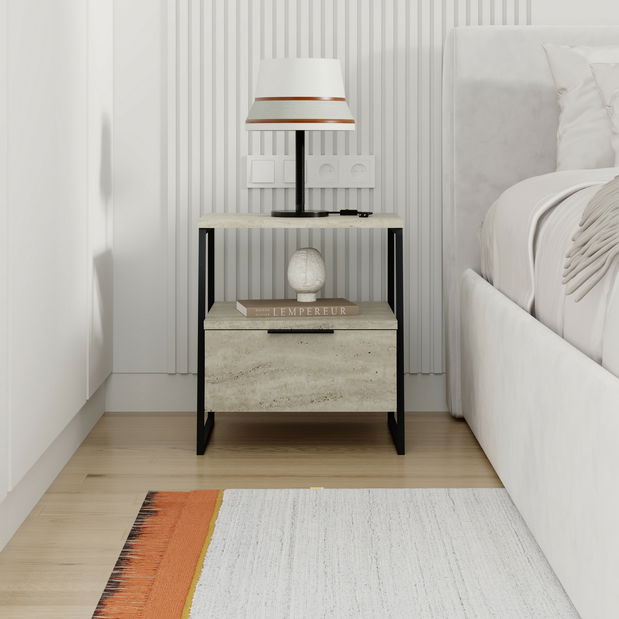 Noční stolek Pali (travertin)