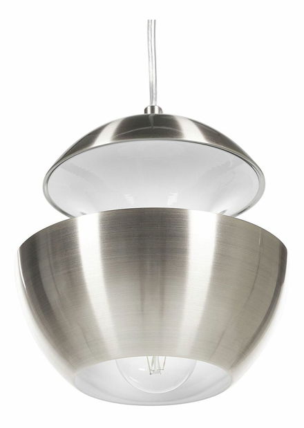 Závěsná lampa BAJAN (kov) (stříbrná)