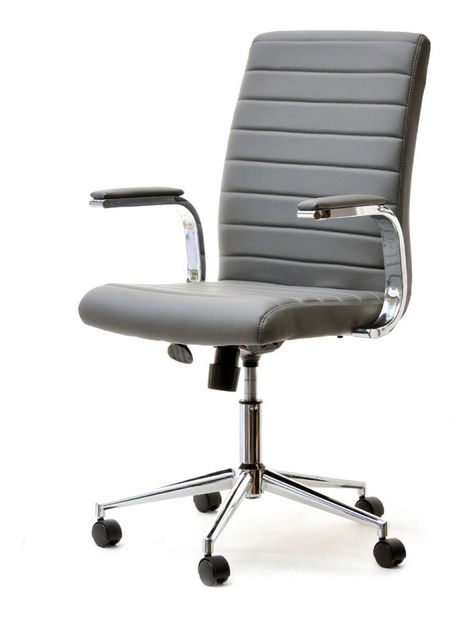 Křeslo Cruise (šedá + chromová)