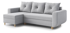  Rohová sedací souprava Eugenie (L) (světle šedá)