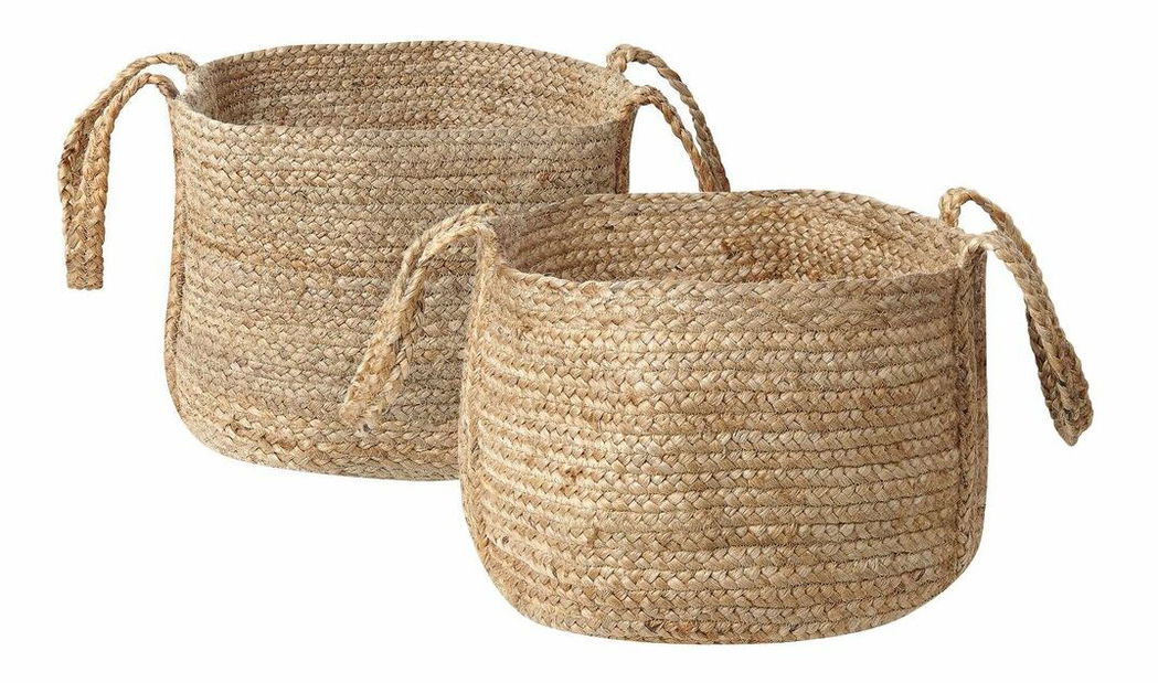 Set 2 ks úložných košů Korza (přírodní)