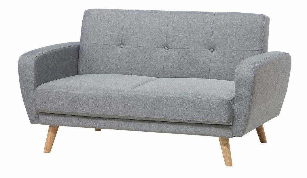 Pohovka dvousedačka FLONG (textil) (šedá)