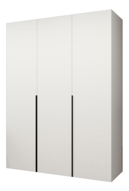 Šatní skříň 150 cm Alice 1 (bílá + černá)