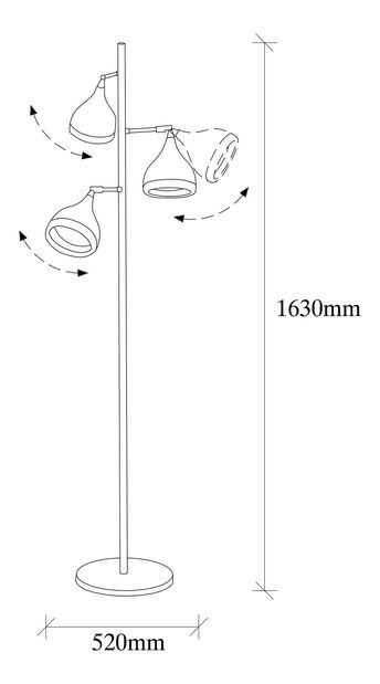 Stojanová lampa Yia 7021