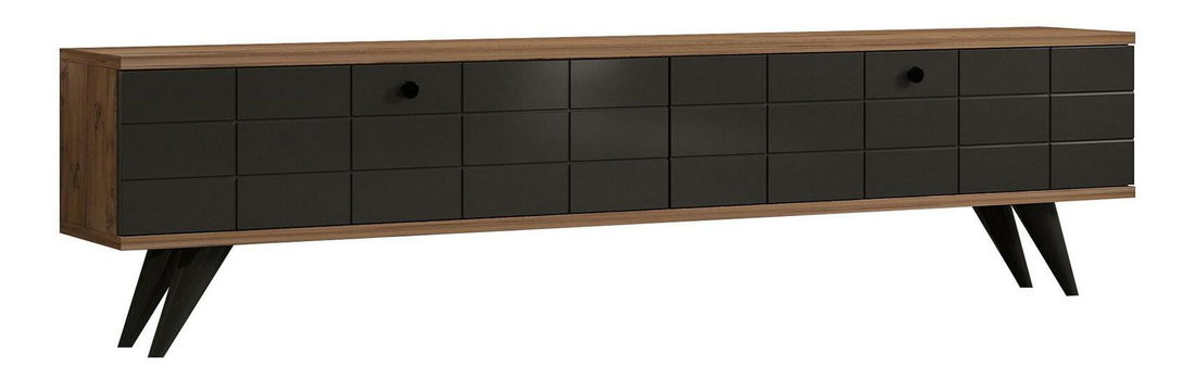 TV stolek/skříňka Butepe (antracit + borovice atlantická)