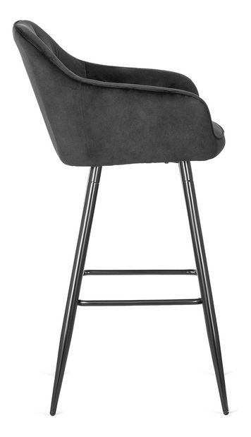Barová židle Solicitamos (černá)