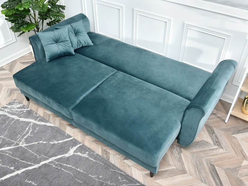 Pohovka dvousedačka Lirica (černá)