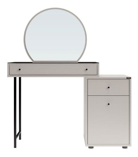 Toaletní stolek Trinity 3 (bílá) (se zrcadlem)