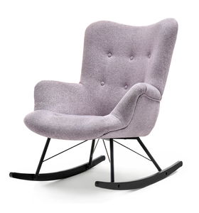 Houpací křeslo Laurentino (černá)