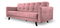  Pohovka třísedačka Lisabona (růžová)
