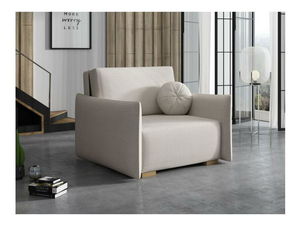 Rozkládací křeslo Carivia Glov I (krémová) (s úl. prostorem)