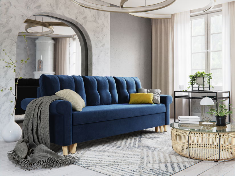 Pohovka třísedačka Ostrol 2 (modrá)