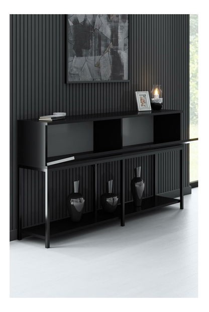 Konzolový stolek Vibubi 1 (černá)