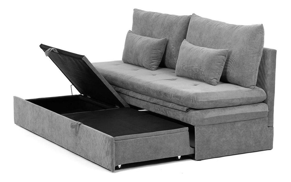 Rozkládací pohovka Ajena (světle šedá)