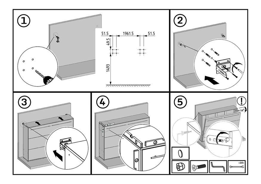 Skládací postel Callista-Pro I II (šedá)
