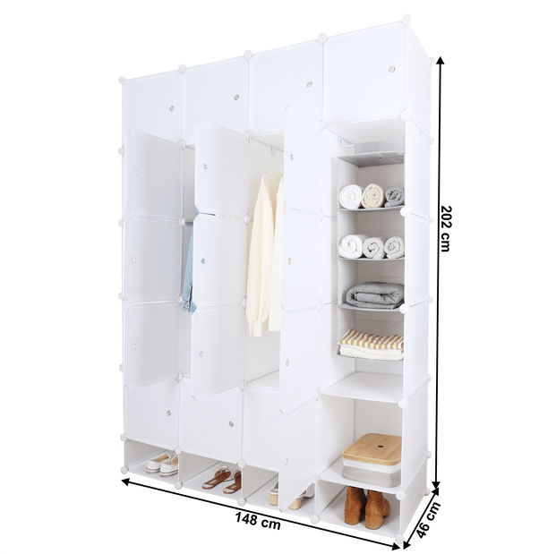 Modulárna skříň Cain (bílá)