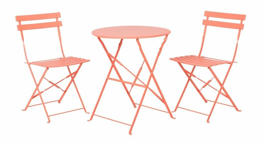 Zahradní set Flori (korálově červená)