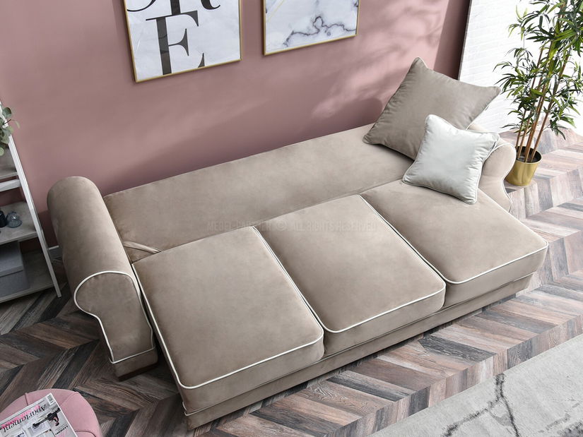 Pohovka trojsedačka Taskent (béžová)