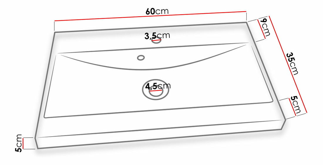 Koupelnová sestava Melinda I (dub wotan) (bez sifonu)