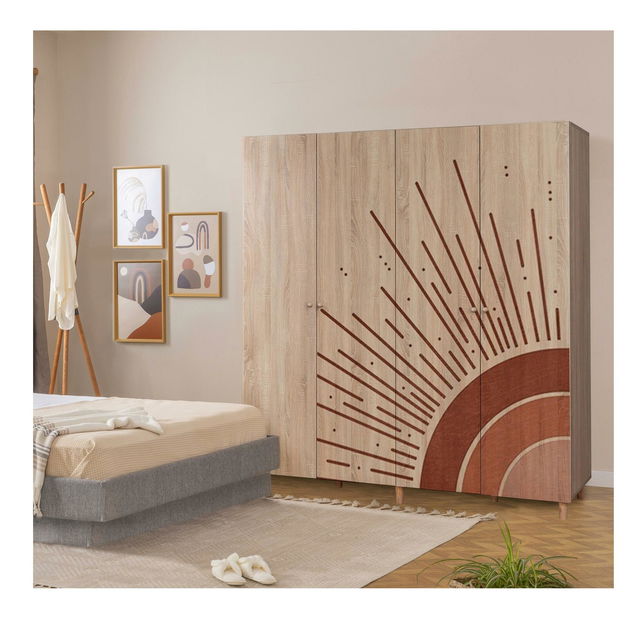 Šatní skříň London 970 (dub sonoma)