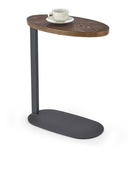 Konferenční stolek Dedra (ořech + černá)