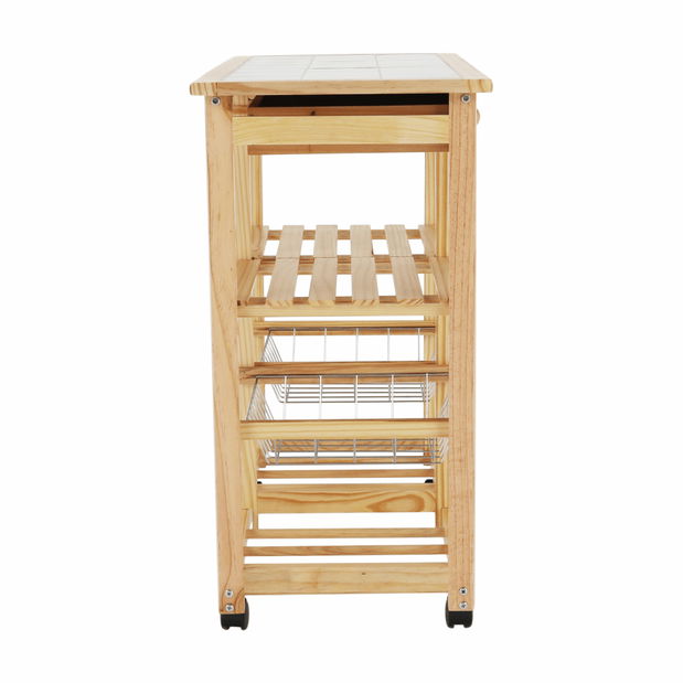 Servírovací stolek Lumba (přírodní)