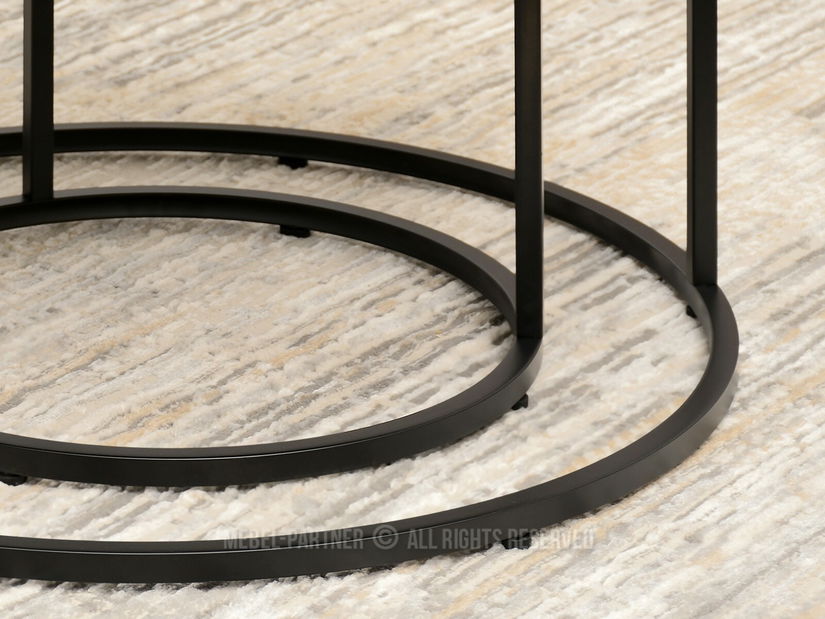 Konferenční stolek Klara (ořech + černá) *bazar