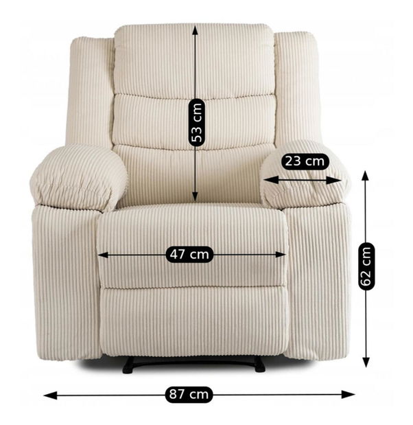 Polohovací křeslo Apoya (béžová)