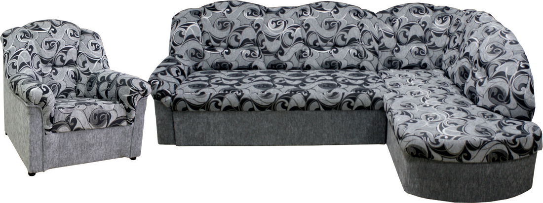 Rohová sedací souprava Ontario (P)