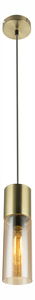 Závěsné svítidlo Annika 21000HM (moderní/designové) (zlatá matná + jantar)