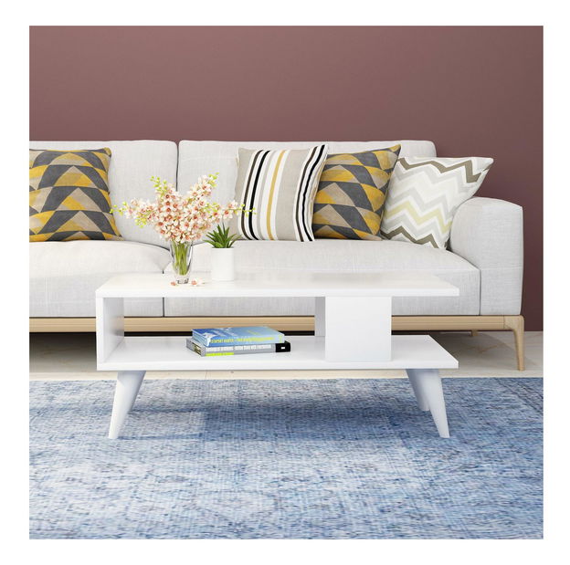 Konferenční stolek Debede (bílá)