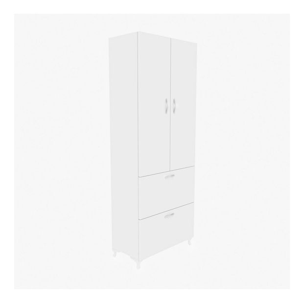 Policová skříň Yamal (bílá)