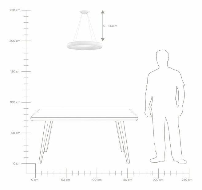 Závěsné svítidlo Birna (bílá)