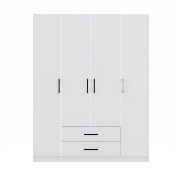 Šatní skříň Rigidez 3 (bílá)