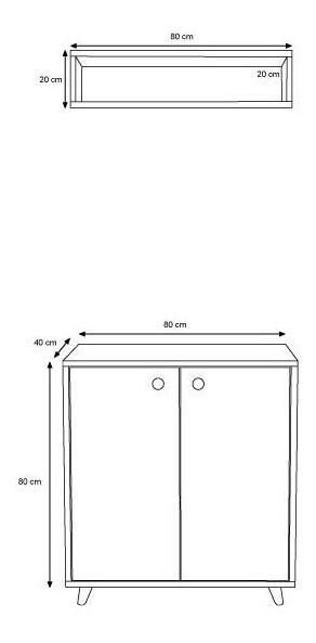 Předsíňová sestava Menisa (dub + bílá)