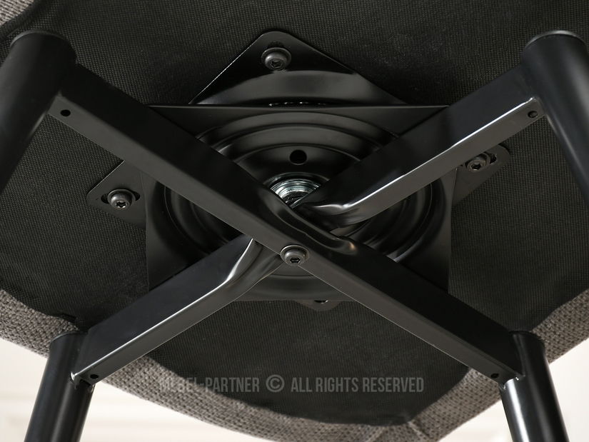 Židle Bonita (grafit + chromová)