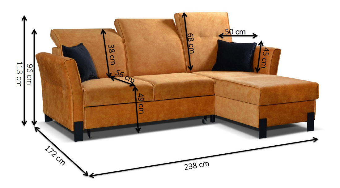 Rohová sedací souprava Granny (L)