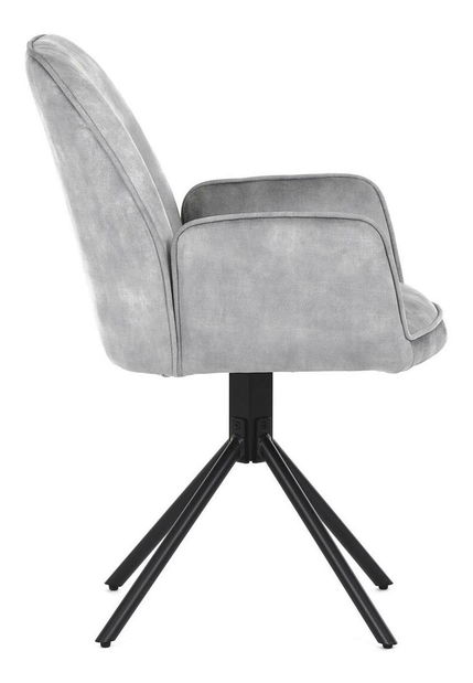 Jídelní židle Heridas (stříbrná)