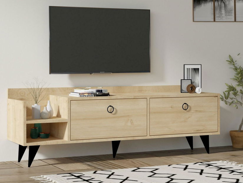 TV stolek/skříňka Bukume (dub)