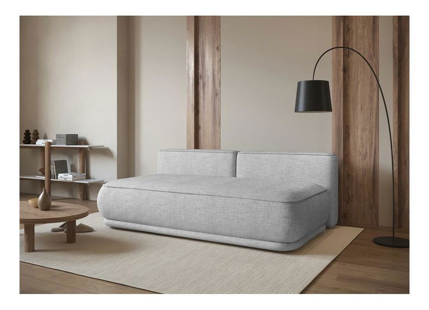 Pohovka třísedačka Lesanna (šedá + černá)