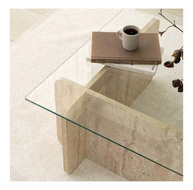 Konferenční stolek Elizei 1 (travertin)
